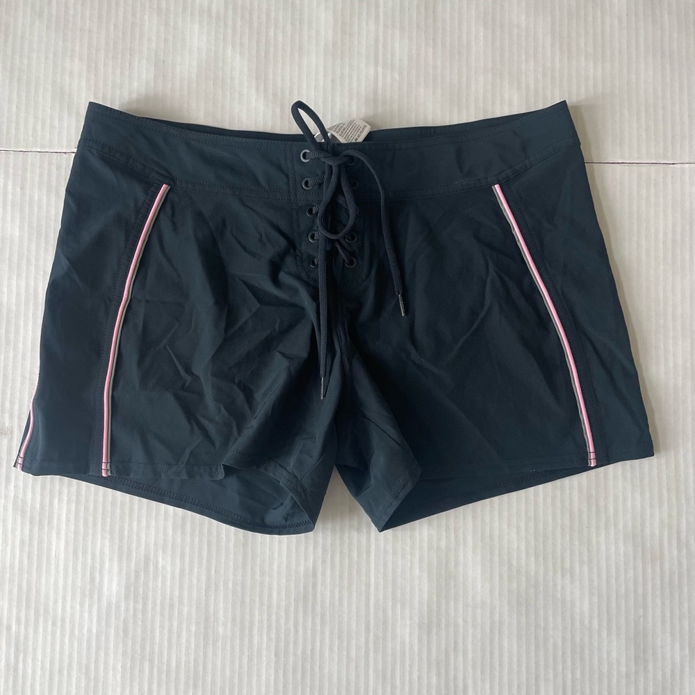 Roxy Pro The 93 win-board Shorts Womens XL Black NWOT